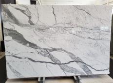 Supply polished slabs 0.8 cm in natural marble STATUARIO EXTRA CL0203. Detail image pictures 