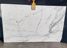 Supply honed slabs 0.8 cm in natural marble STATUARIO EXTRA CL0203. Detail image pictures 