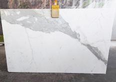 Supply polished slabs 2 cm in natural marble STATUARIO VENATO VENA LARGA CL0287. Detail image pictures 