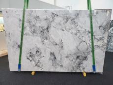Supply polished slabs 0.8 cm in natural Dolomite SUPER WHITE CALACATTA 1471. Detail image pictures 