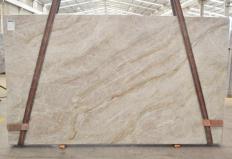 Supply polished slabs 2 cm in natural quartzite TAJ MAHAL 2605. Detail image pictures 