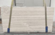 Supply honed slabs 2 cm in natural travertine TRAVERTINO ALABASTRINO 1866M. Detail image pictures 