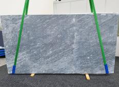 Supply polished slabs 0.8 cm in natural marble TUSCAN BLUE 1650. Detail image pictures 