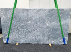 Supply polished slabs 0.8 cm in natural marble TUSCAN BLUE 1650. Detail image pictures 