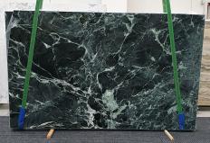 Supply polished slabs 0.8 cm in natural marble VERDE ALPI 1439. Detail image pictures 