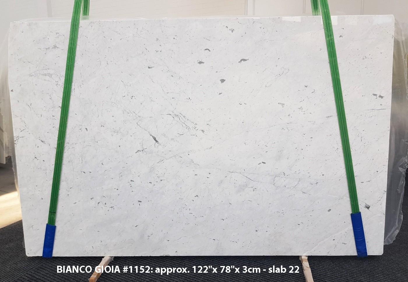 BIANCO GIOIA EXTRA Supply Veneto (Italy) polished slabs 1152 , Slab #22 natural marble 