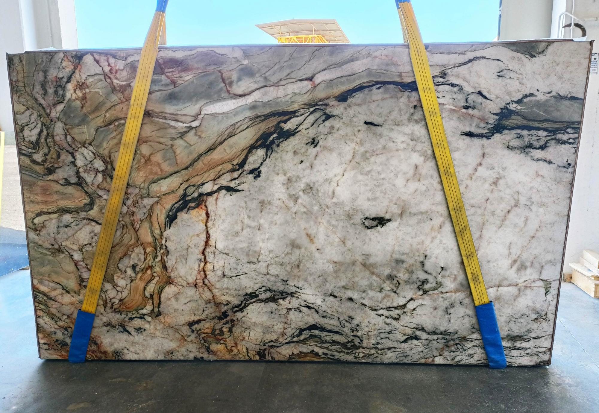 FUSION MISTIC Supply Veneto (Italy) polished slabs U0113 , Slab#27 natural quartzite 
