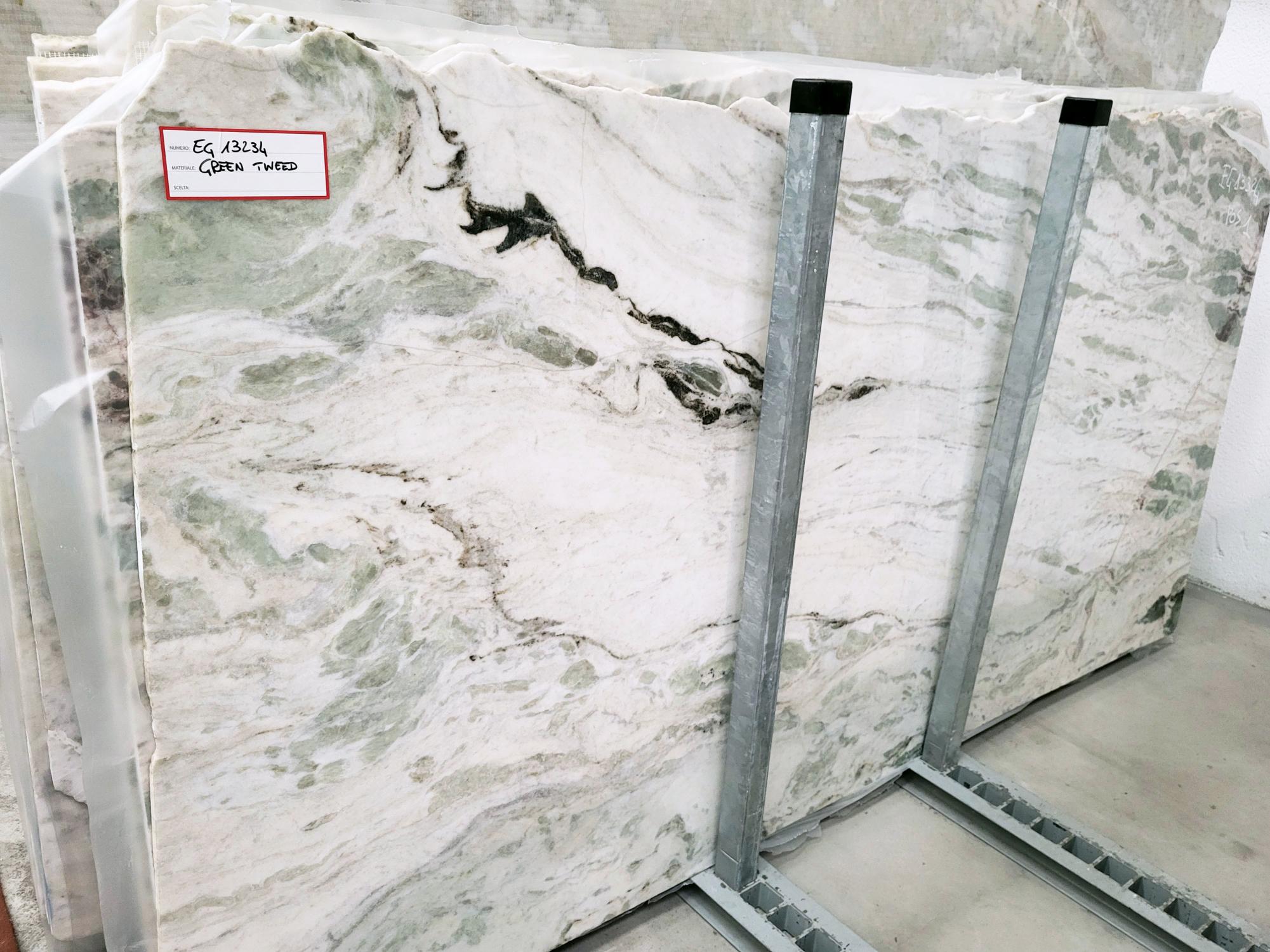 GREEN TWEED Supply Veneto (Italy) polished slabs 13234 , Bundle #04 natural marble 
