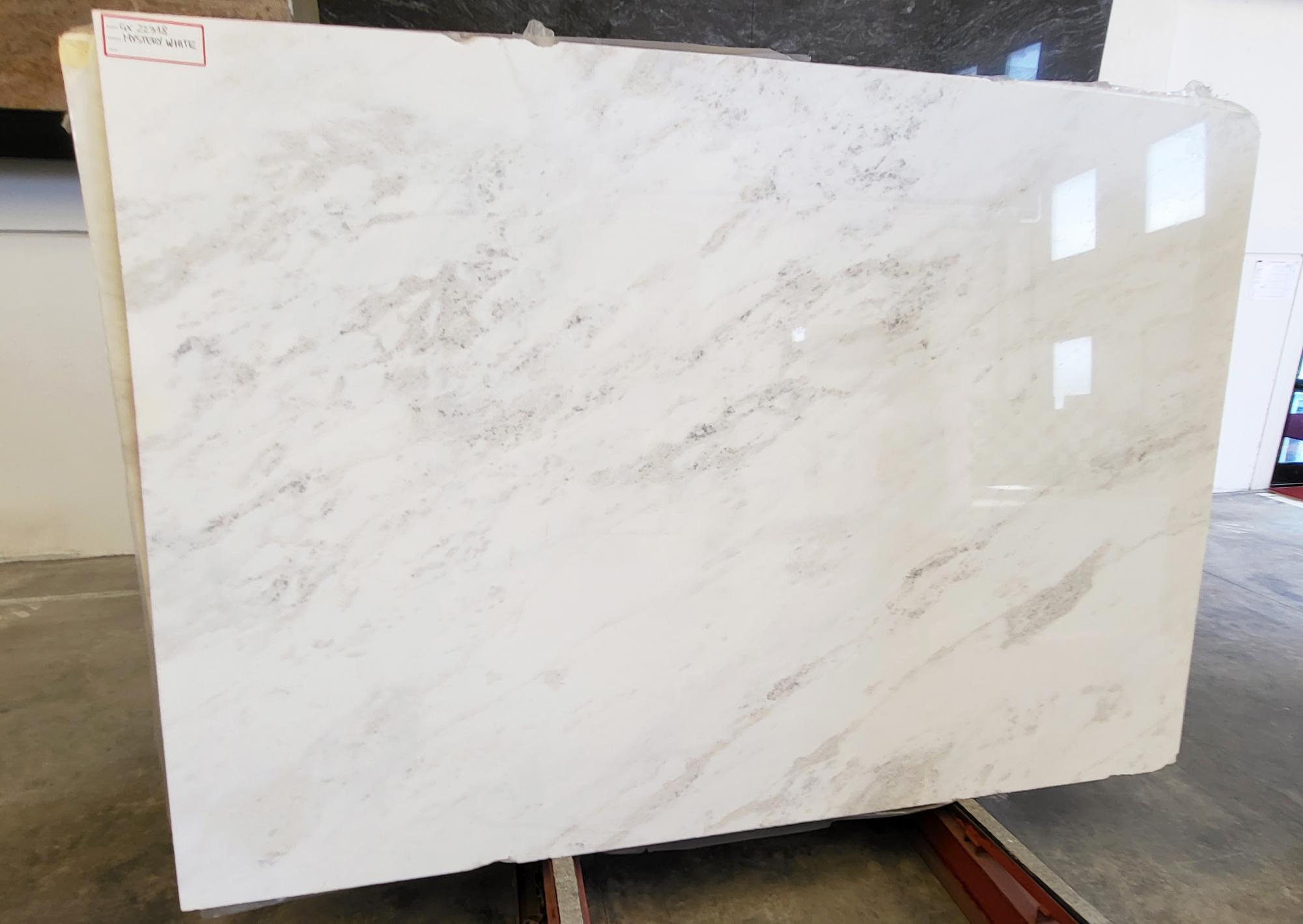MYSTERY WHITE Supply Veneto (Italy) polished slabs 22318 , Slab #46 natural marble 