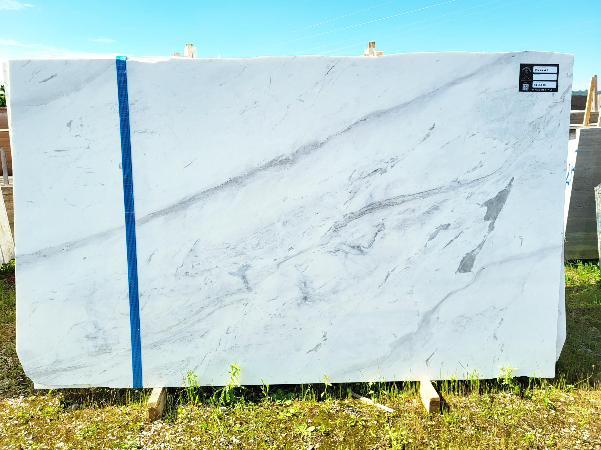 VOLAKAS Supply Veneto (Italy) honed slabs VOLAKAS.  DL0130 , Slab #08 natural marble 