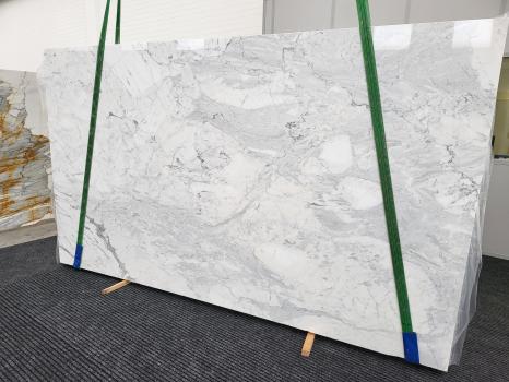 CALACATTA ARNIslab polished Italian marble Slab #19,  133.1 x 74.8 x 0.8 ˮ natural stone (sold in Veneto, Italy) 