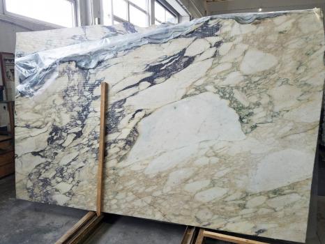 CALACATTA MONET 10 slabs polished Italian marble BND01-SLB01,  124 x 77.6 x 0.8 ˮ natural stone (available in Veneto, Italy) 