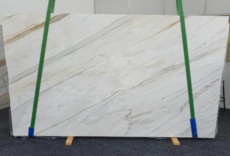 CALACATTA CREMOslab polished Italian marble Slab #08,  129.9 x 76.4 x 0.8 ˮ natural stone (available in Veneto, Italy) 