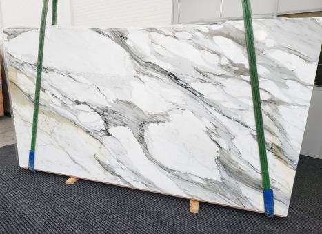 CALACATTA BORGHINIslab polished Italian marble Slab #17,  127.2 x 68.5 x 0.8 ˮ natural stone (sold in Veneto, Italy) 