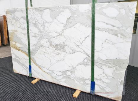 CALACATTA EXTRAslab polished Italian marble Slab #24,  114.2 x 70.9 x 0.8 ˮ natural stone (available in Veneto, Italy) 