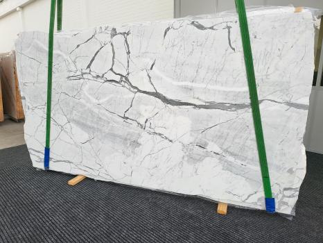 STATUARIO VENATOslab honed Italian marble Slab #62,  122 x 70.9 x 0.8 ˮ natural stone (sold in Veneto, Italy) 