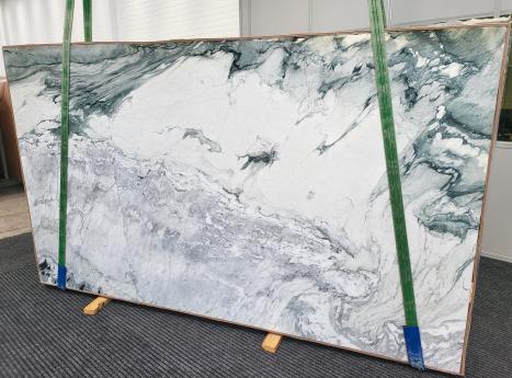 BRECCIA CAPRAIA TORQUOISEslab polished Italian marble Slab #38,  122.8 x 70.9 x 0.8 ˮ natural stone (available in Veneto, Italy) 