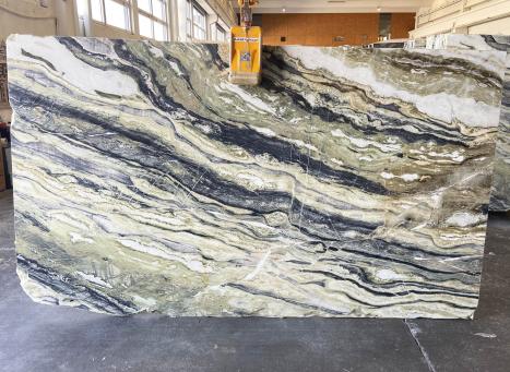 DEDALUSslab polished Chinese marble Slab #02,  109.4 x 63.4 x 0.8 ˮ natural stone (available in Veneto, Italy) 