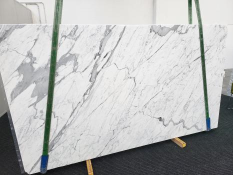 STATUARIO VENATOslab honed Italian marble Slab #62,  122 x 68.9 x 0.8 ˮ natural stone (available in Veneto, Italy) 