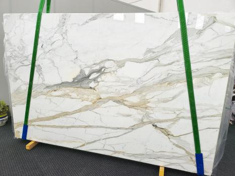 CALACATTA ORO EXTRAslab rough Italian marble Slab #63,  118.1 x 74.8 x 0.8 ˮ natural stone (sold in Veneto, Italy) 