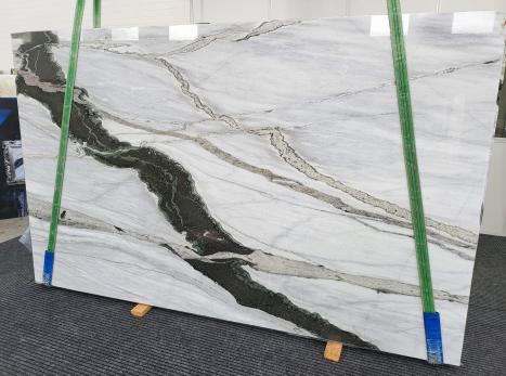 NEW PANDAslab polished Chinese marble Slab #60,  120.1 x 74.8 x 1.2 ˮ natural stone (available in Veneto, Italy) 