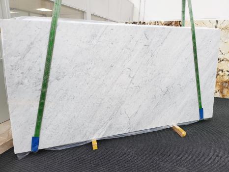 BIANCO CARRARAslab honed Italian marble Slab #01,  118.1 x 76.8 x 0.8 ˮ natural stone (available in Veneto, Italy) 