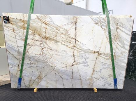 CALACATTA GOLD SPIDERslab polished Italian marble Slab #40,  124 x 76.4 x 0.8 ˮ natural stone (available in Veneto, Italy) 